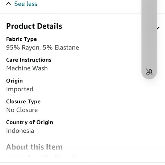 NWT Women's Tank Swing Dress (White/Black Stripe) - Amazon Essentials - Picture 7 of 8